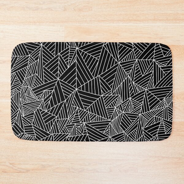 Item preview, Black Triangle Line Art Pattern designed and sold by Moyanana.