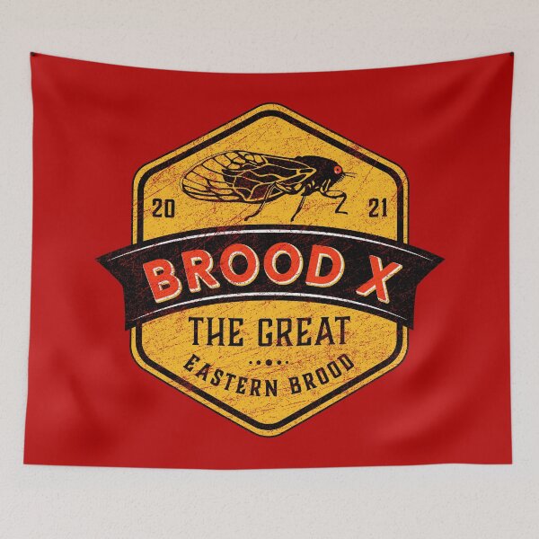 Item preview, Cicadas Brood X The Great Eastern Brood designed and sold by AntiqueImages.