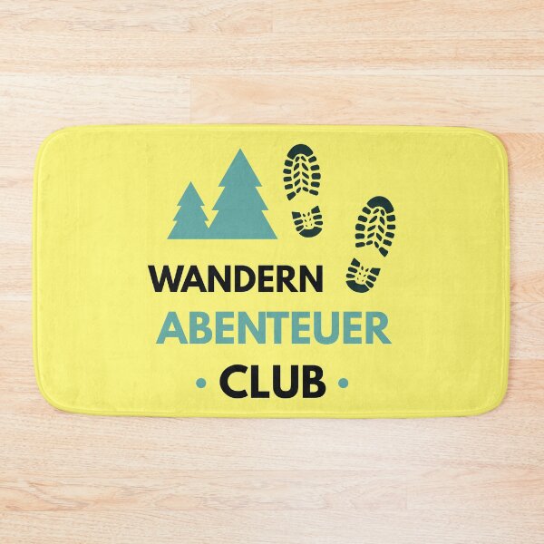 Artikelvorschau, Wandern Abenteuer Club | Deutsch Wandern | Schwarzes Wandert-shirt entworfen und verkauft von Ainbowz-Artwork.