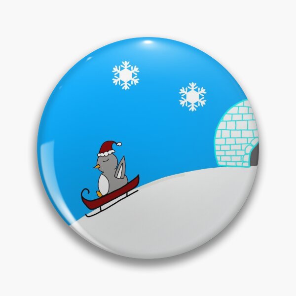Item preview, Penguin sledding  designed and sold by CSJcreations.