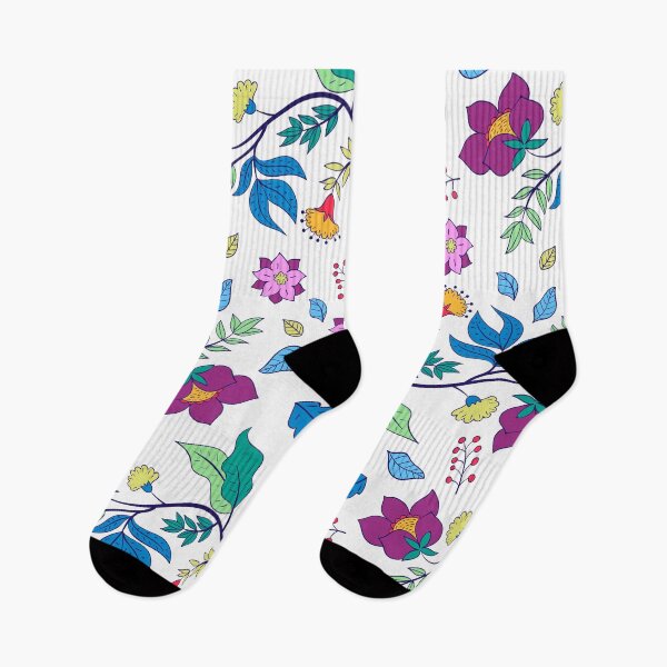 Item preview, Pattern Floral Colorful Hand Painted On White designed and sold by SimoCompany.