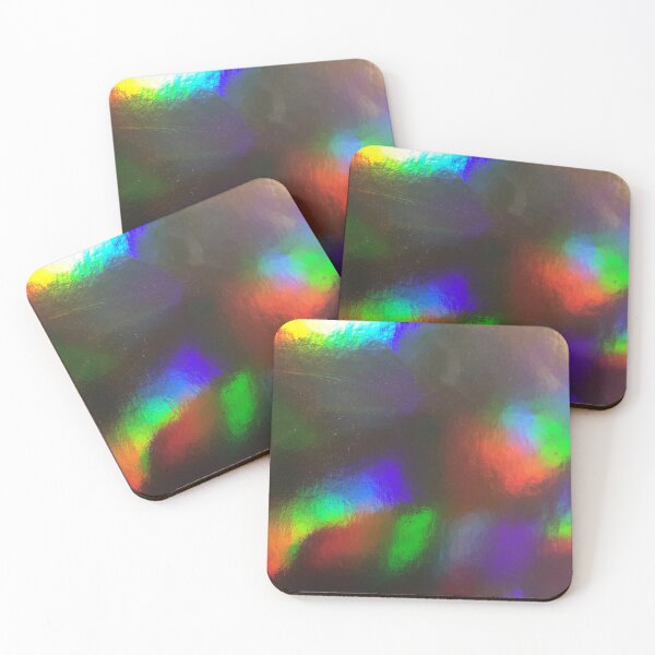 Item preview, reflection iridescent holographic background pattern texture mermaid unicorn fantasy background Real Hologram Background designed and sold by cheekylorns.