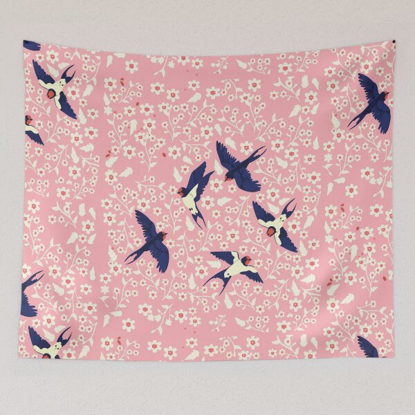 Item preview, Swallow Bird Vector Pattern Swallow bird background Sleeveless Top designed and sold by outmaneljalili.