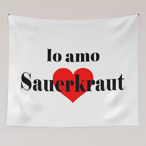 Item preview, Io amo Sauerkraut designed and sold by Patrick Khoury.
