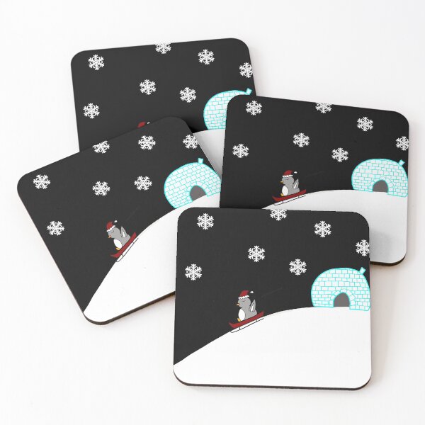 Item preview,  Penguin sledding 2 designed and sold by CSJcreations.