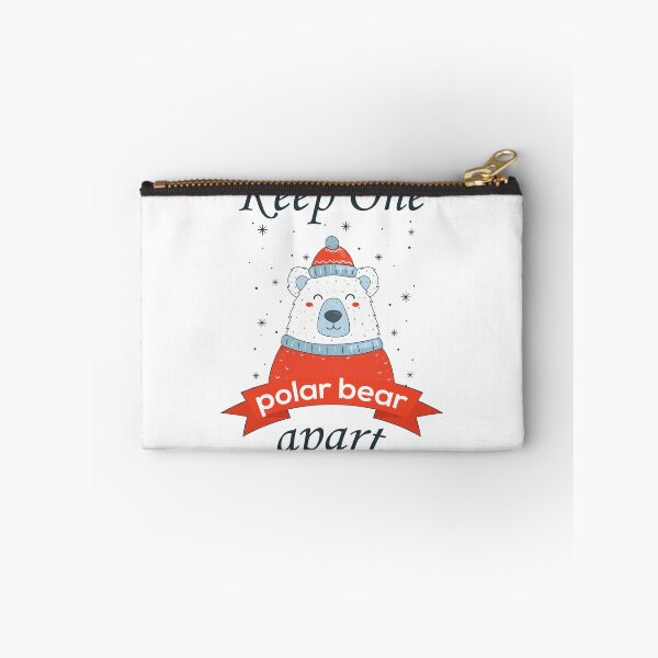 Item preview, Keep One Bear Apart Polar Bear Funny Christmas Coronavirus Joke 2020 designed and sold by Scratches Tees.