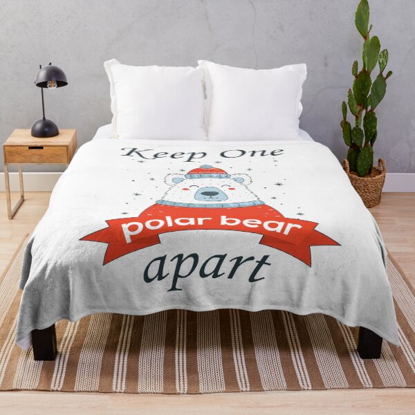 Item preview, Keep One Bear Apart Polar Bear Funny Christmas Coronavirus Joke 2020 designed and sold by Scratches Tees.