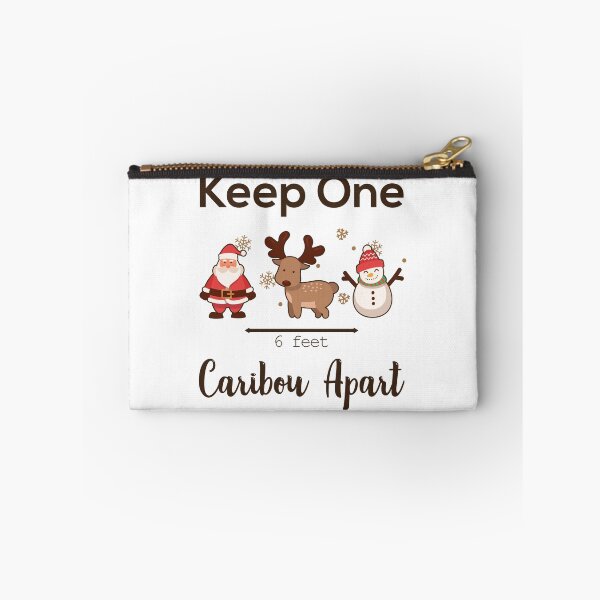 Item preview, Keep One Caribou Apart Funny Reindeer Christmas Covid Joke 2020 designed and sold by Scratches Tees.