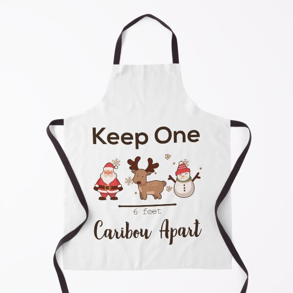 Item preview, Keep One Caribou Apart Funny Reindeer Christmas Covid Joke 2020 designed and sold by Scratches Tees.