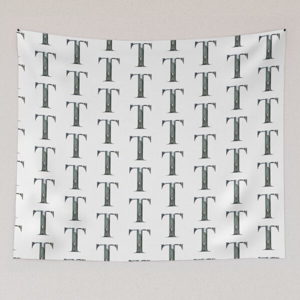 Item preview,    Alphabet Monogram tree-Letter T designed and sold by loveoceanair.