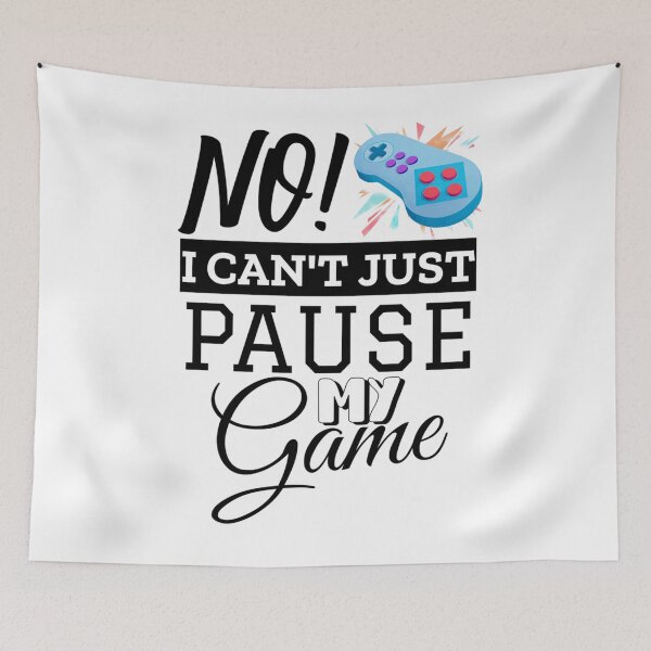 Item preview, I Can't Just Pause My Game Funny Gamer T-Shirt Gift designed and sold by SzilviaHDesign.