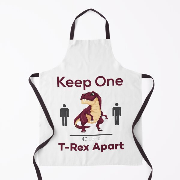 Item preview, Keep One T-Rex Apart Funny Dinosaurs Christmas and Coronavirus Joke 2020 designed and sold by Scratches Tees.