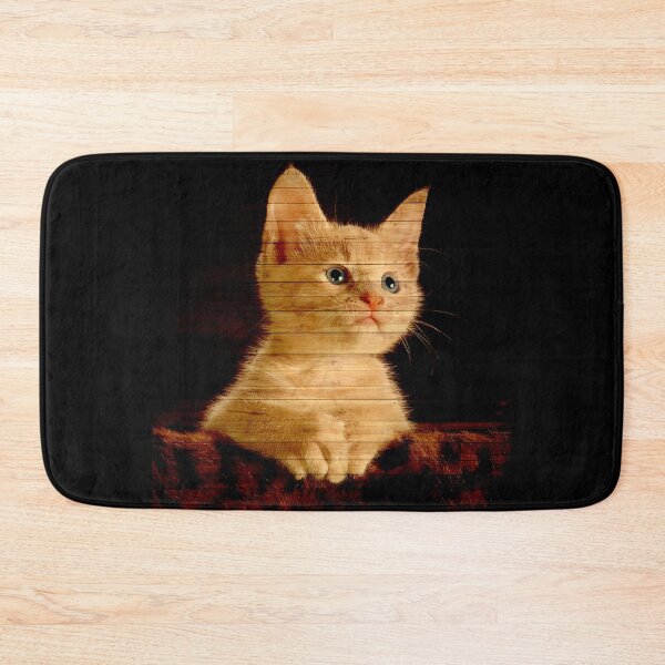Item preview, Cute British Shorthair Cat on Wood Wall designed and sold by BestBash.