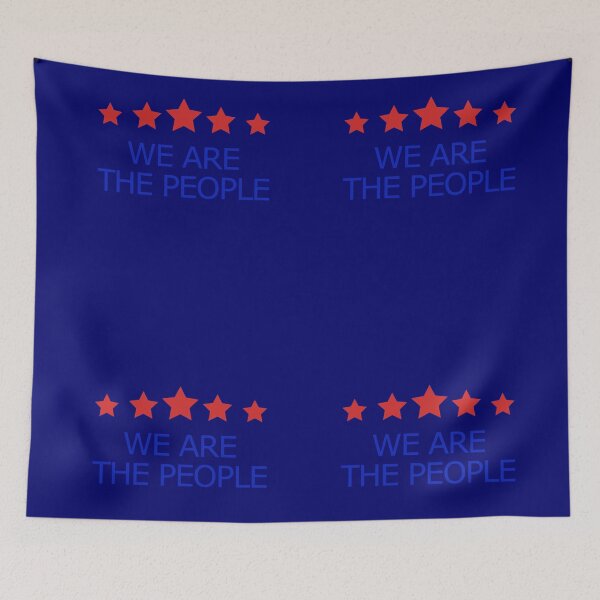 Item preview, Rangers We Are The People Blue designed and sold by thebeardedscot.