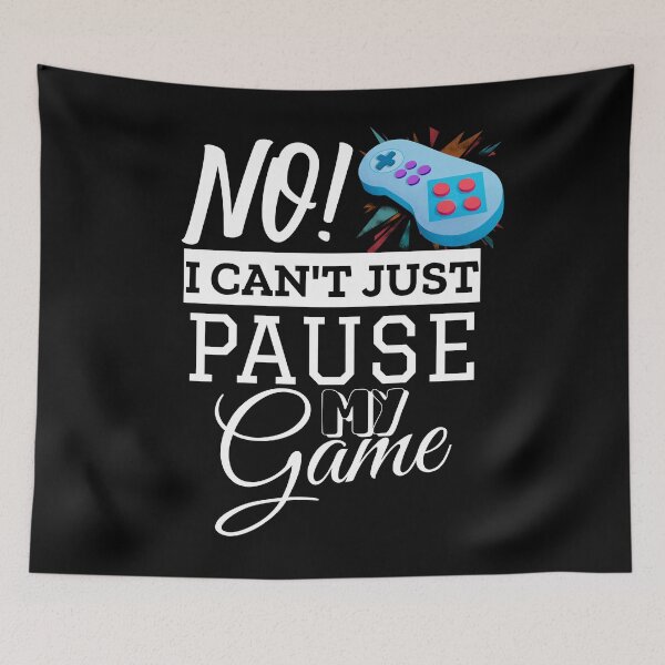Item preview, I Can't Pause My Game Funny Gamer T-Shirt Gift designed and sold by SzilviaHDesign.
