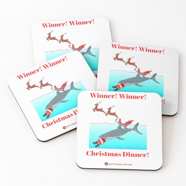 Item preview, Winner Winner Shark Christmas Dinner designed and sold by BottomlessDiver.