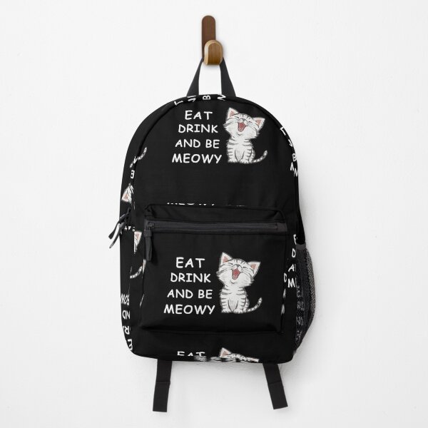 Item preview, Eat Drink And Be Meowy designed and sold by Snow Designer.