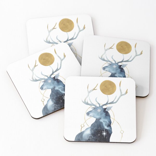 Item preview, Galaxy Golden Deer designed and sold by Threeleaves.