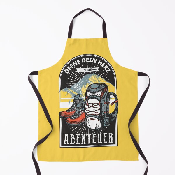 Item preview, Open Your Heart To New Adventure | German hiking | Black hiking t-shirt designed and sold by Ainbowz-Artwork.