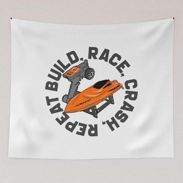 Item preview, Race, Build, Crash, Repeat I RC Boats Model Boats Brushless designed and sold by tbauernhoferbiz.