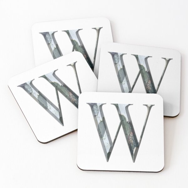 Item preview, Alphabet Monogram tree-Letter W designed and sold by loveoceanair.