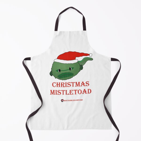 Item preview, Christmas Mistletoad Toad Fish Scuba Diving Design designed and sold by BottomlessDiver.