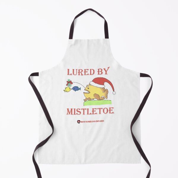Item preview, Frog Fish Luring Christmas Dinner Guests with Mistletoe designed and sold by BottomlessDiver.