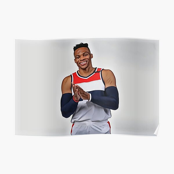 Russell Westbrook Jersey Poster for Sale by designsheaven