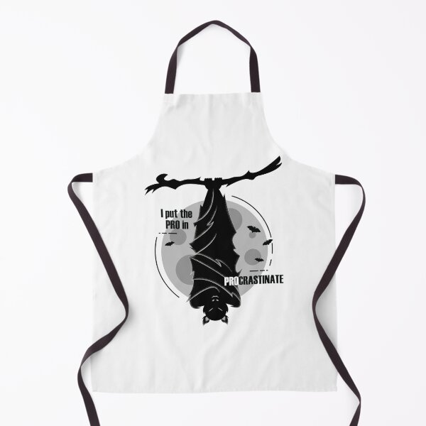 Item preview, Funny Bat I Put the Pro in Procrastinate designed and sold by CynthiaGraphics.