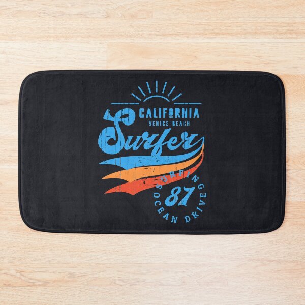 Item preview, 80s California Surfing Waves, Vintage Family Vacation Art designed and sold by Mrunner.