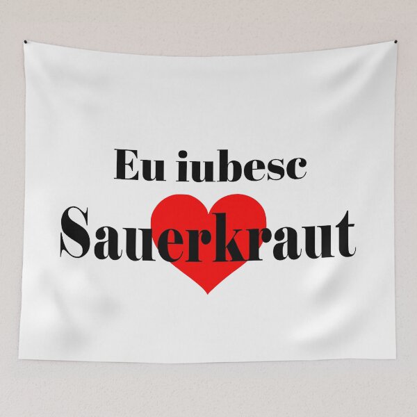 Item preview, Eu iubesc Sauerkraut (Varza acra) designed and sold by Patrick Khoury.