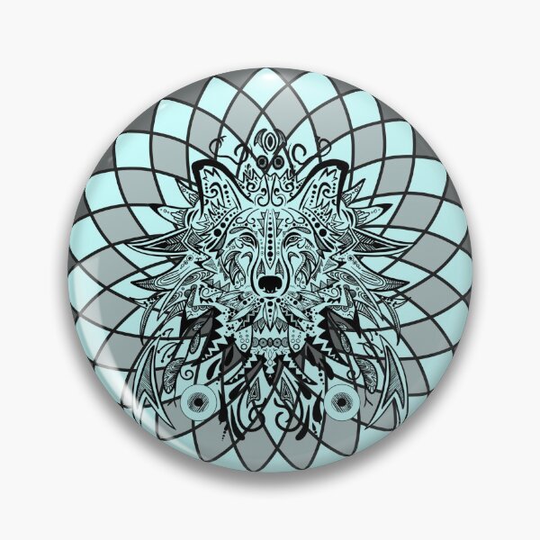 Item preview, I Wolf You, Spirit Animal Mandala designed and sold by AuroCreatives.