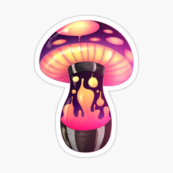"Lava Lamp Mushroom" Sticker for Sale by OuterExperience Redbubble