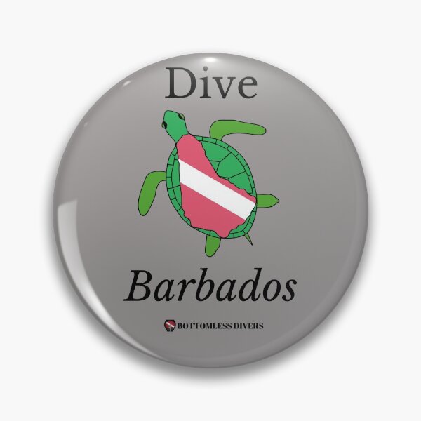 Item preview, Dive Barbados Turtle with black font designed and sold by BottomlessDiver.