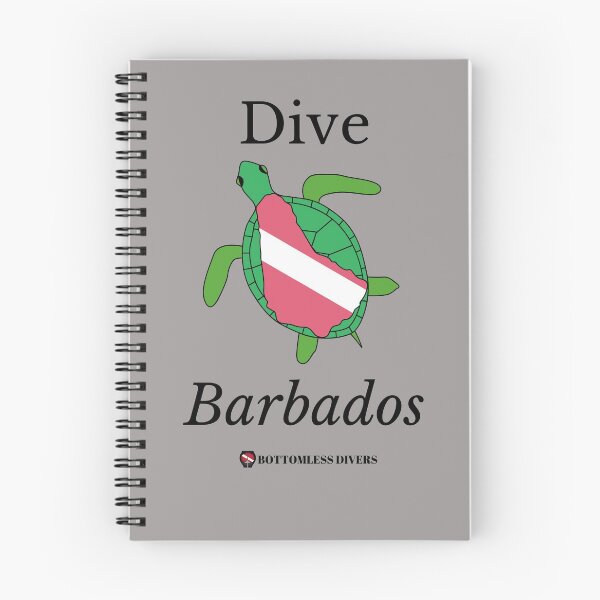 Item preview, Dive Barbados Turtle with black font designed and sold by BottomlessDiver.