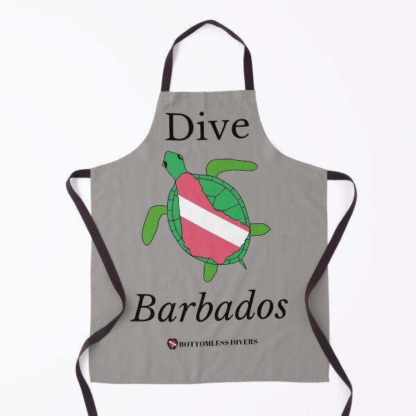 Item preview, Dive Barbados Turtle with black font designed and sold by BottomlessDiver.
