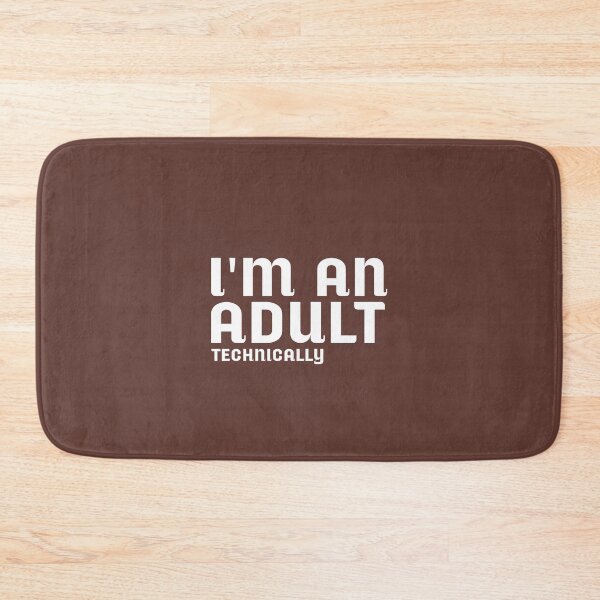 Item preview, Im an Adult Technically T-Shirt Funny 18th Birthday Gift designed and sold by medbouk1.