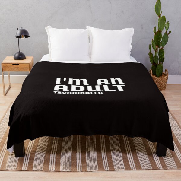 Item preview, Im an Adult Technically T-Shirt Funny 18th Birthday Gift designed and sold by medbouk1.