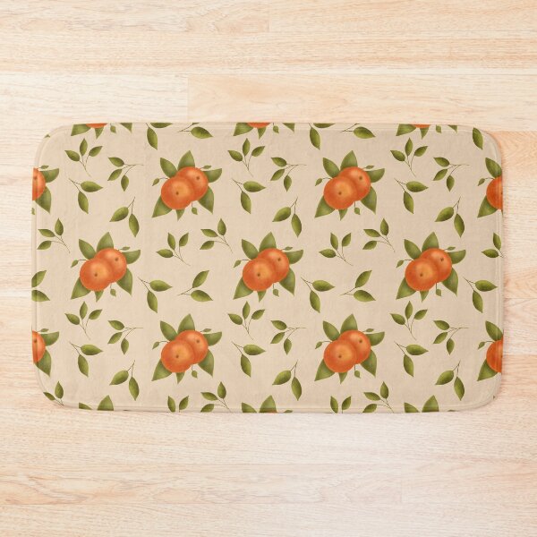 Item preview, Orange Summer Fruit Pattern designed and sold by Lavender Mint Graphics.