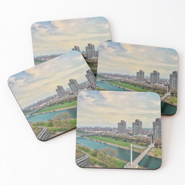 Item preview, Neckar River view, Mannheim- Germany designed and sold by Meeple Mania.