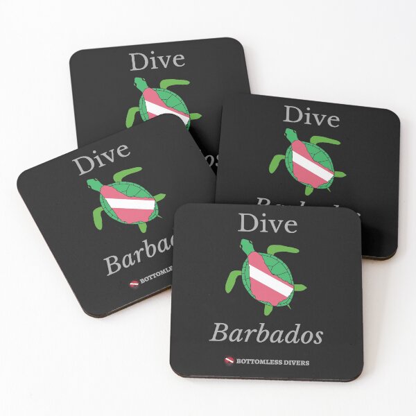 Item preview, Dive Barbados Turtle with Grey Font designed and sold by BottomlessDiver.