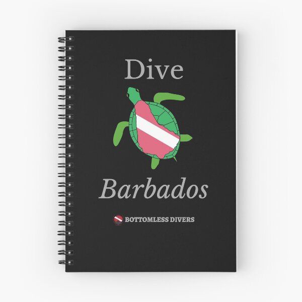 Item preview, Dive Barbados Turtle with Grey Font designed and sold by BottomlessDiver.