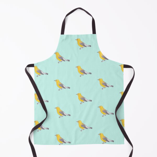 Item preview, Prothonotary Warbler cute yellow songbird designed and sold by TheWaterBirds.
