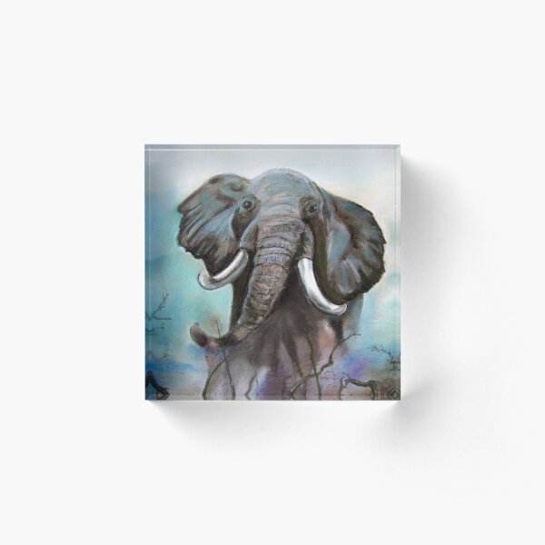 Elefante Bloque acrílico
