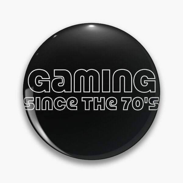 Item preview, Gaming Since the 70's - Funky Retro Headline Text (White) designed and sold by JamiDesigns.