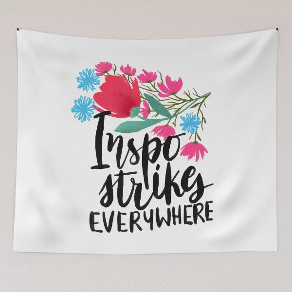 Item preview, Inspiration strikes everywhere designed and sold by printmesomecolo.