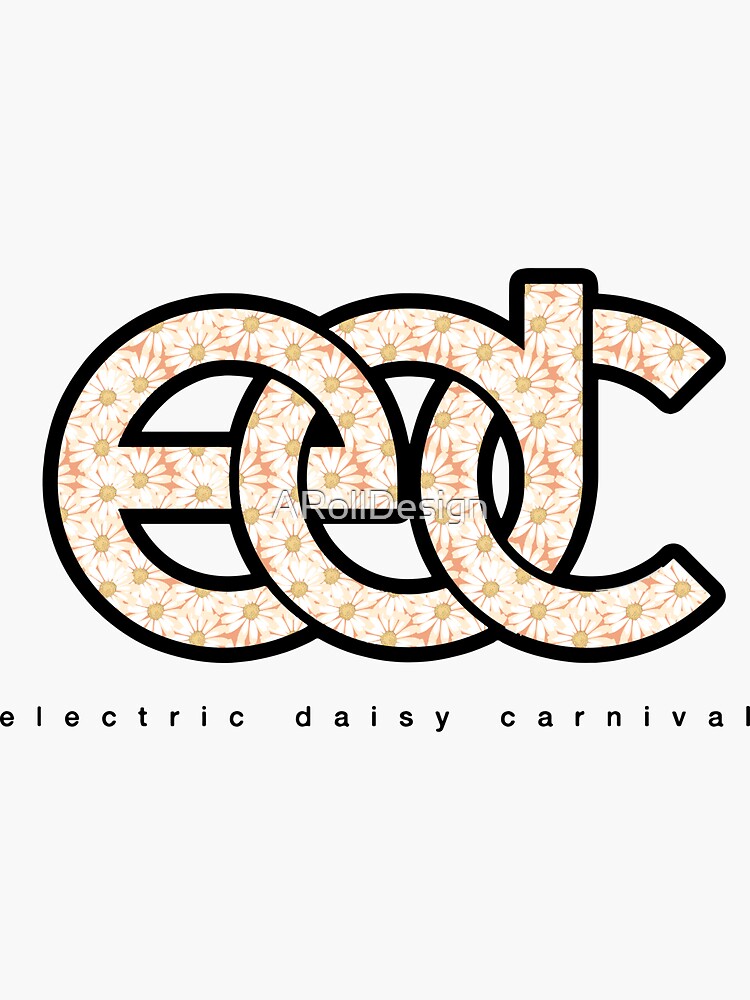 "Electric Daisy Carnival EDC Logo flower mini daisy" Sticker by