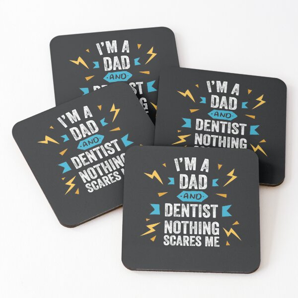 Item preview, I'm A Dad And Dentist Nothing Scares Me Funny Sarcastic Gag Gift Men Teeth Tooth Dental Dentistry designed and sold by gkao.