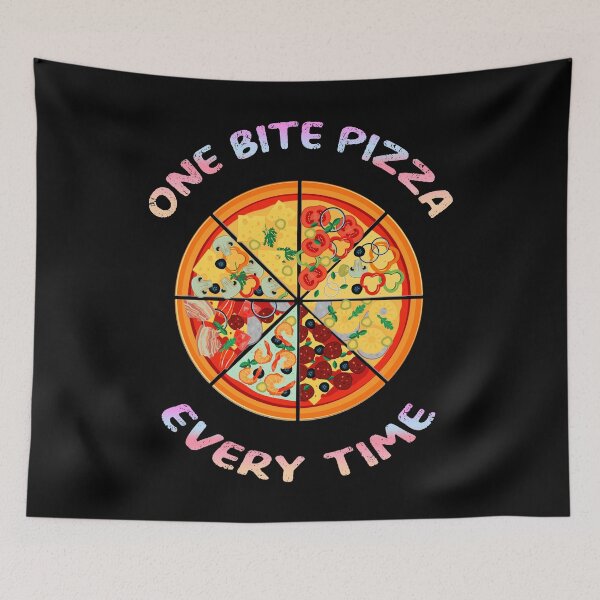 Item preview, One Bite Pizza  Every Time ,cute design  designed and sold by MoSaid.