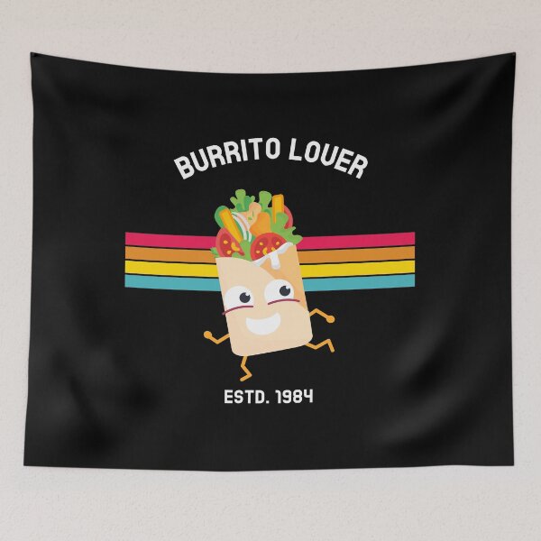 Item preview, Retro Burrito Lover - Gift for mexican food lover designed and sold by TamGustam.